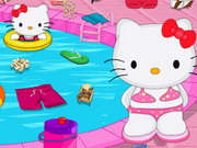 Hello Kitty Messy Swimming Pool