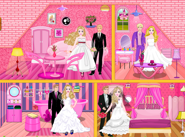 Barbie Wedding Doll House