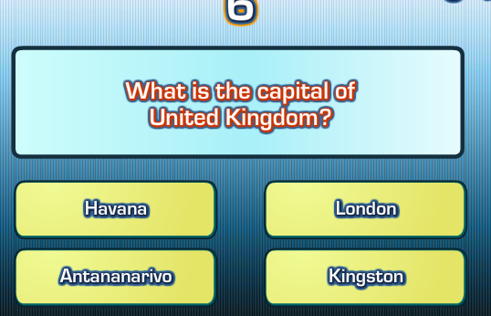 World Capitals Quiz