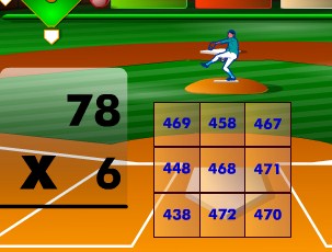 Batter’s Up Base Ball Math Multiplication Ed