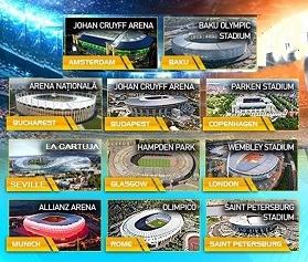 11 Stadiums Euro 2020 Puzzle