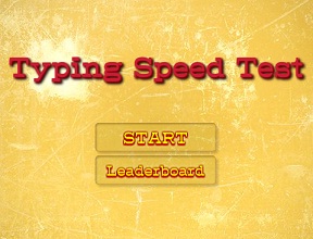 Typing Speed Test