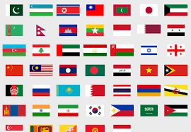 Asia Flags