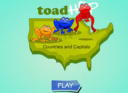 Toad Hop Countries Capitals