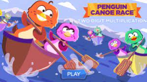 Canoe Penguin Race Multiplication