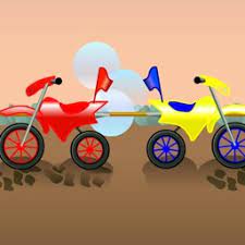 Dirt Bike Comparing Fractions