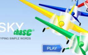 Sky Chase Typing Words