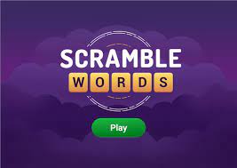 Kids Scrambled Word