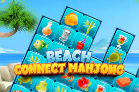 Beach Connect Mahjong