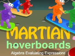 Martian Hoverboards Algebra