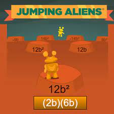 Jumping Aliens Algebra Multiplying