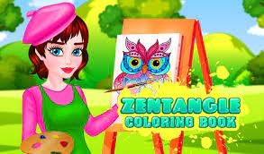 Zentangle Coloring Book