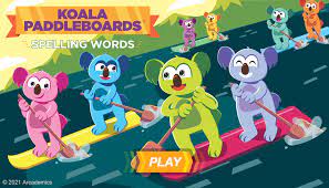 Koala Paddleboards Spelling Words