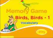 Birds Vocabulary 1 Memory