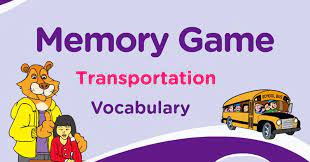 Transportation Vocabulary Memory