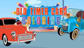 Old Timer Cars Coloring