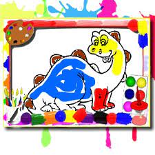 Dinos Coloring Book - Dinos Coloring Book Game Online 