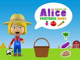 World of Alice: Vegetables Names